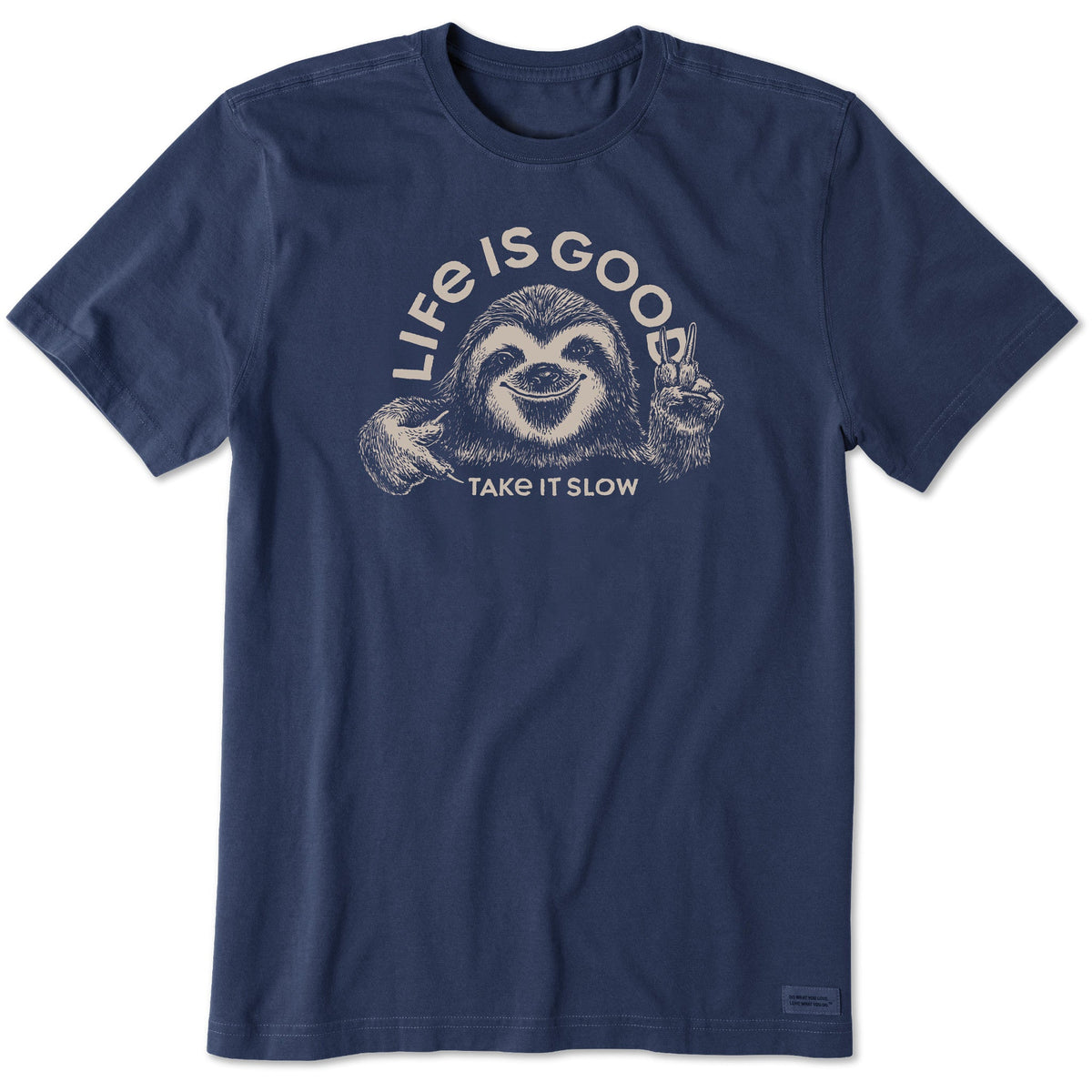 Men's Take it Sloth Short Sleeve Crusher Tee