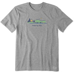 Men's Lake My Day Short Sleeve Crusher Tee