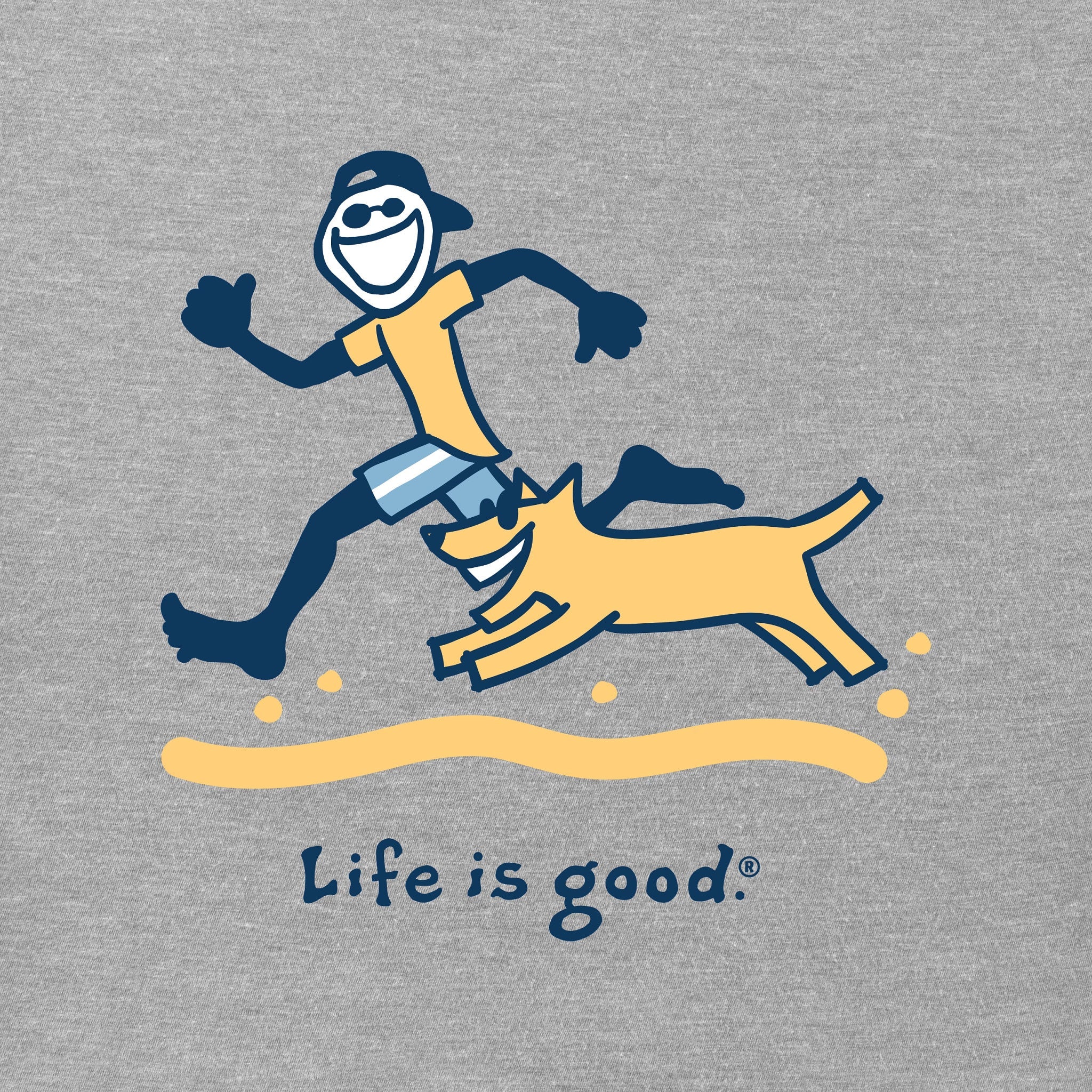 Men's Jake & Rocket Beach Run Short Sleeve Crusher Tee