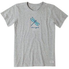 Women's Classic Dragonfly Short Sleeve Crusher Tee