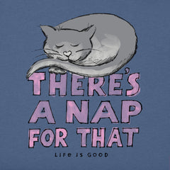 Women's Cat Nap Short Sleeve Crusher Vee