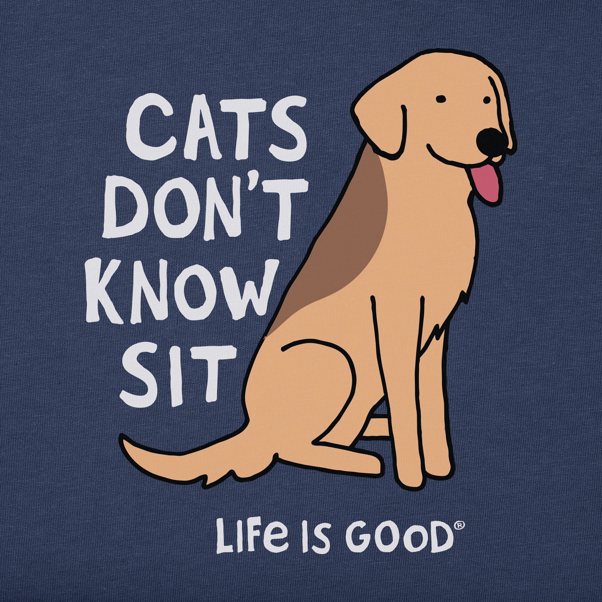 Women's Cats Don't Know Sit Short Sleeve Crusher Vee