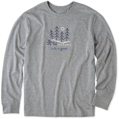 Men's Moonlight Woods Long Sleeve Crusher Tee