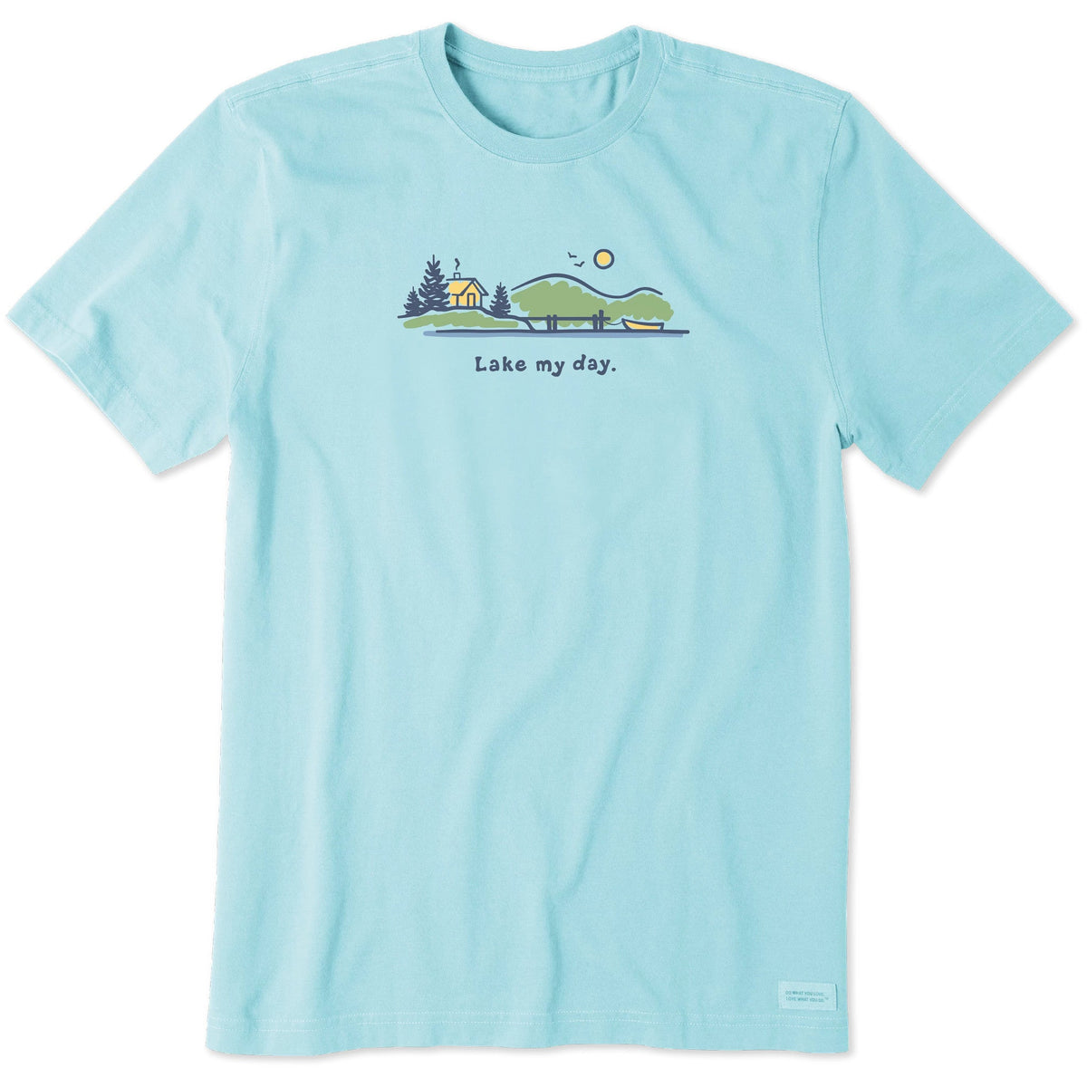 Men's Lake My Day Short Sleeve Crusher Tee