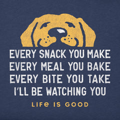 Men's I'll Be Watching You Long Sleeve Crusher Tee