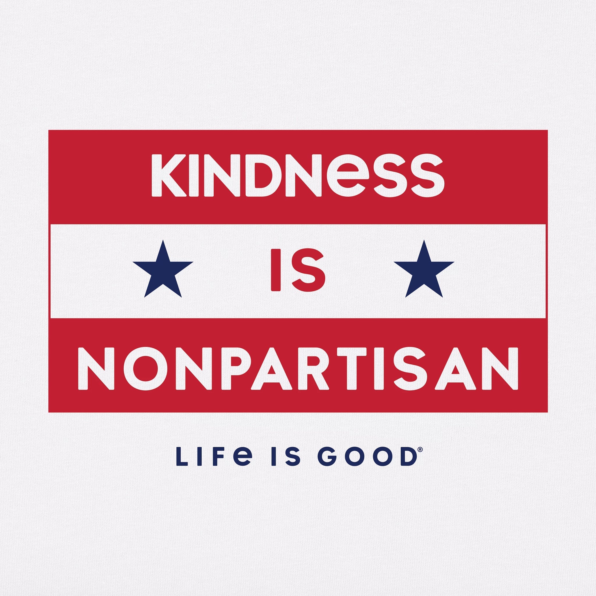 Women's Kindness is nonpartisan Short Sleeve Crusher Tee