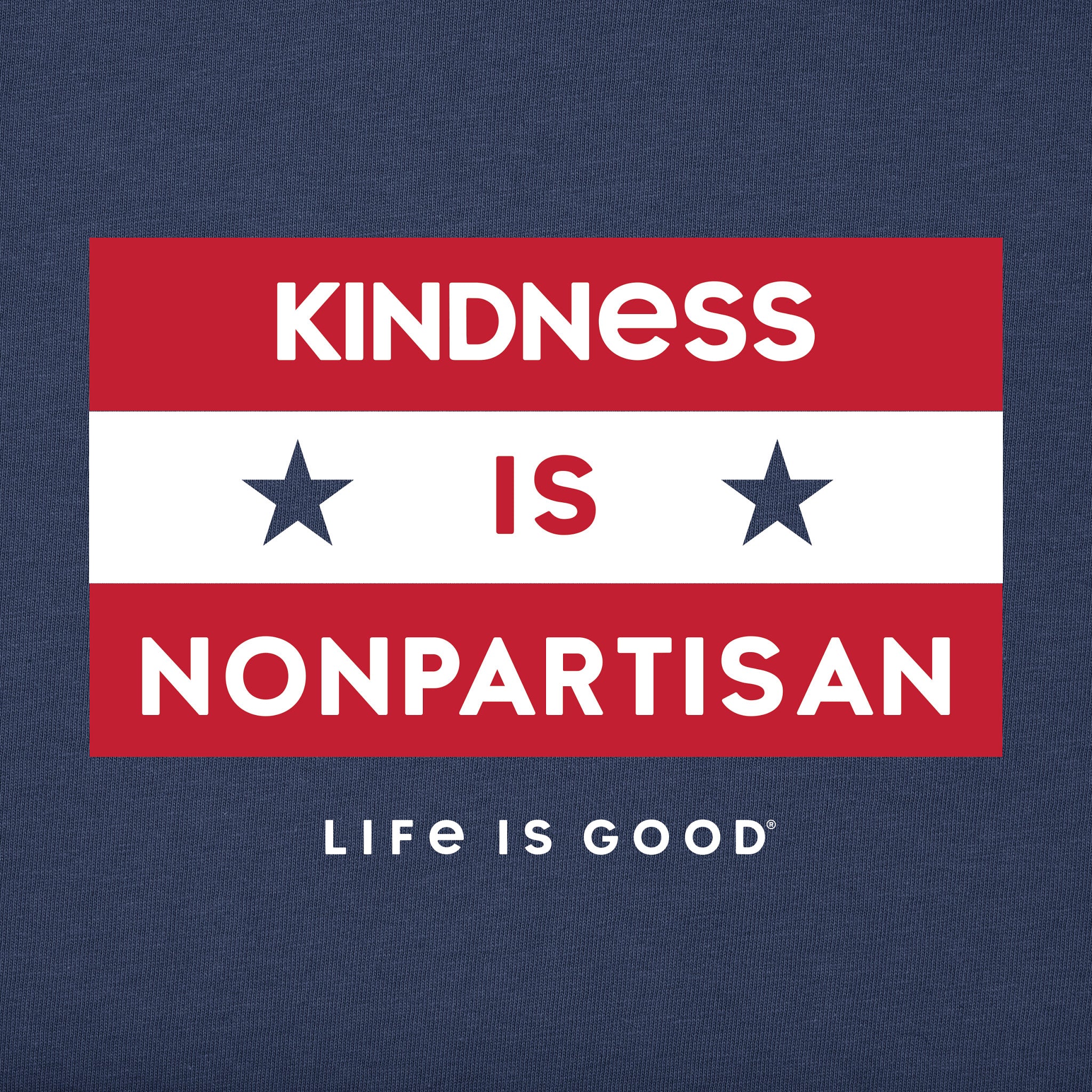 Women's Kindness is nonpartisan Short Sleeve Crusher Tee