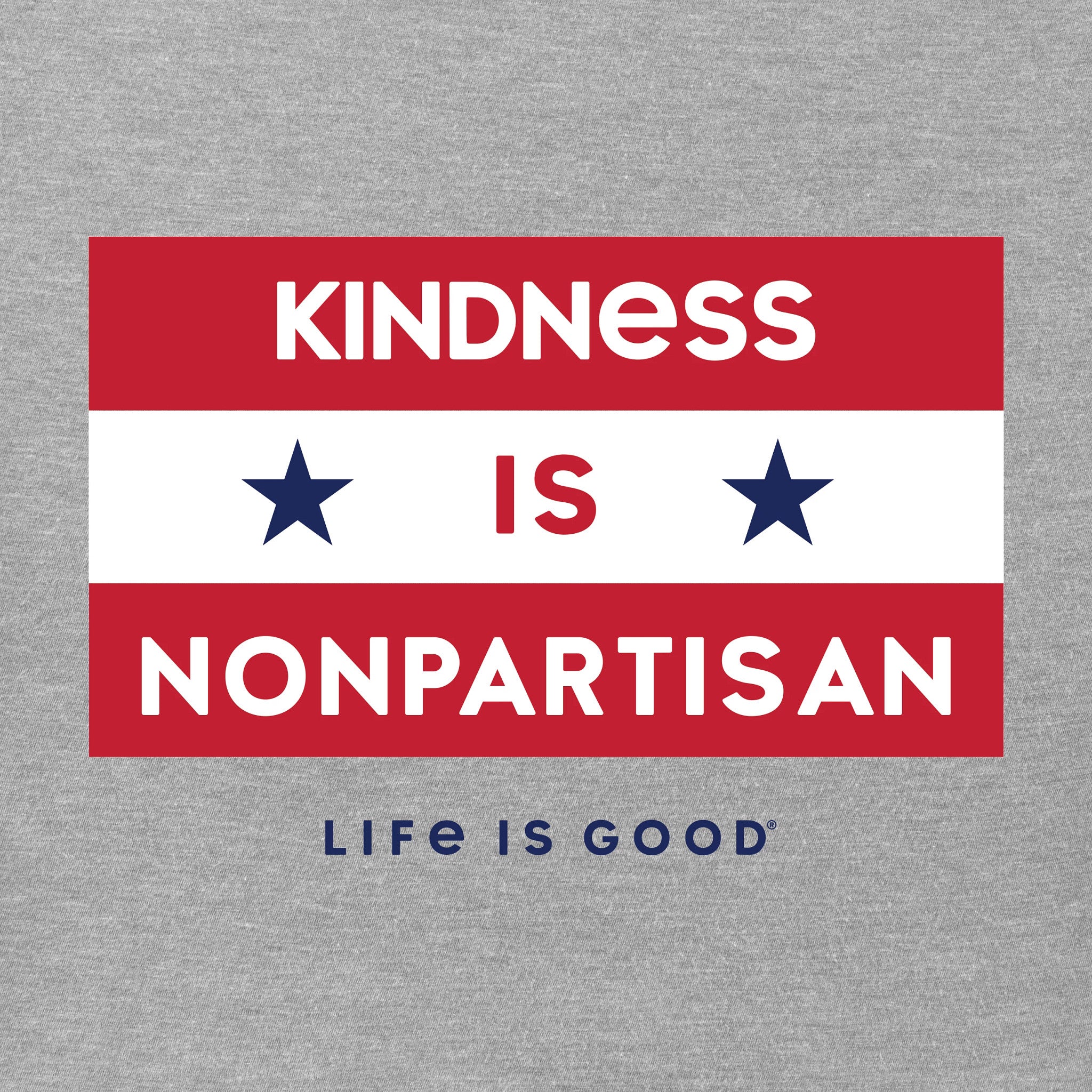 Women's Kindness is nonpartisan Short Sleeve Crusher Tee