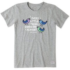 Women's Gonna Be Alright Short Sleeve Crusher Tee