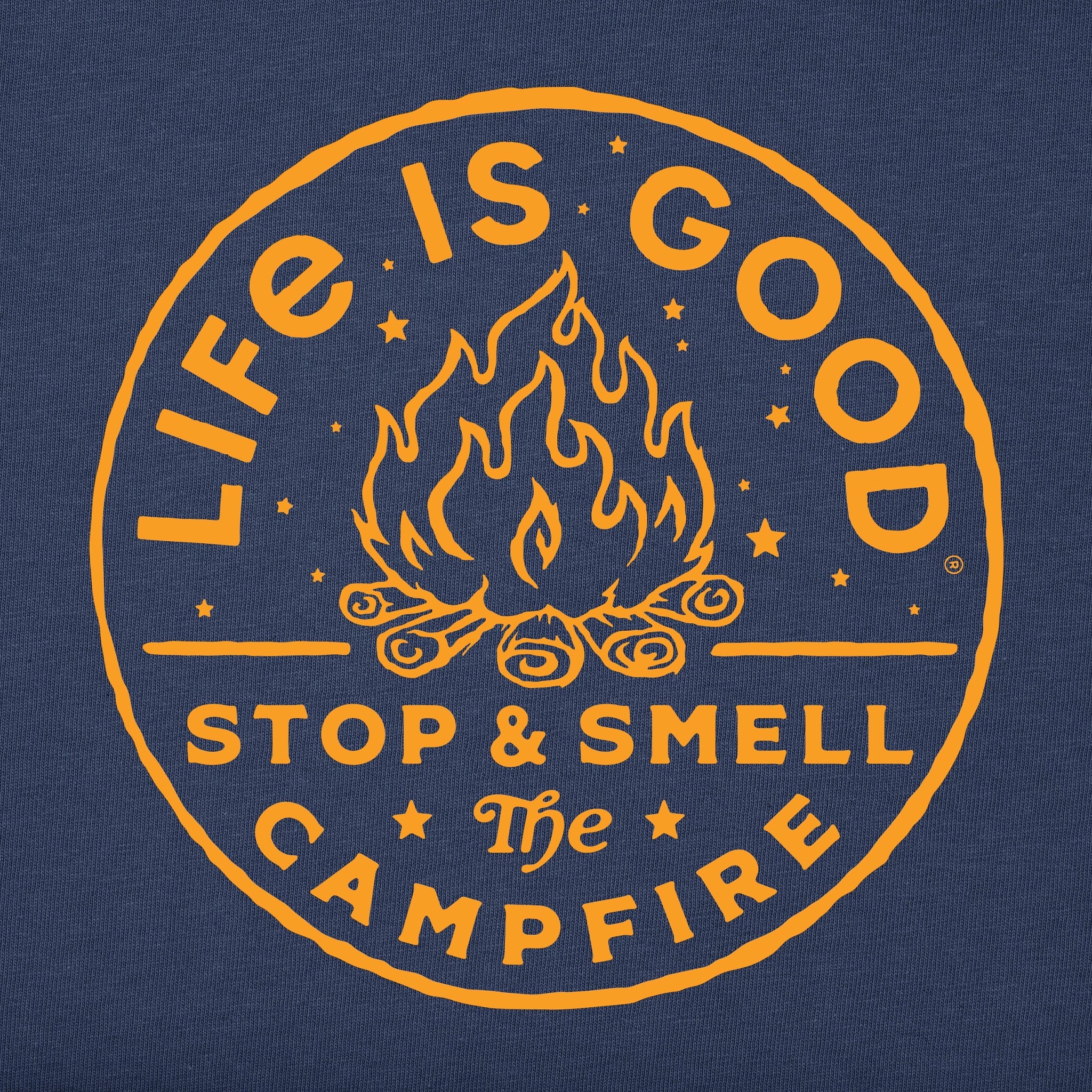 Men's LIG Smell The Campfire Short Sleeve Crusher Tee