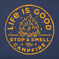 Men's LIG Smell The Campfire Short Sleeve Crusher Tee
