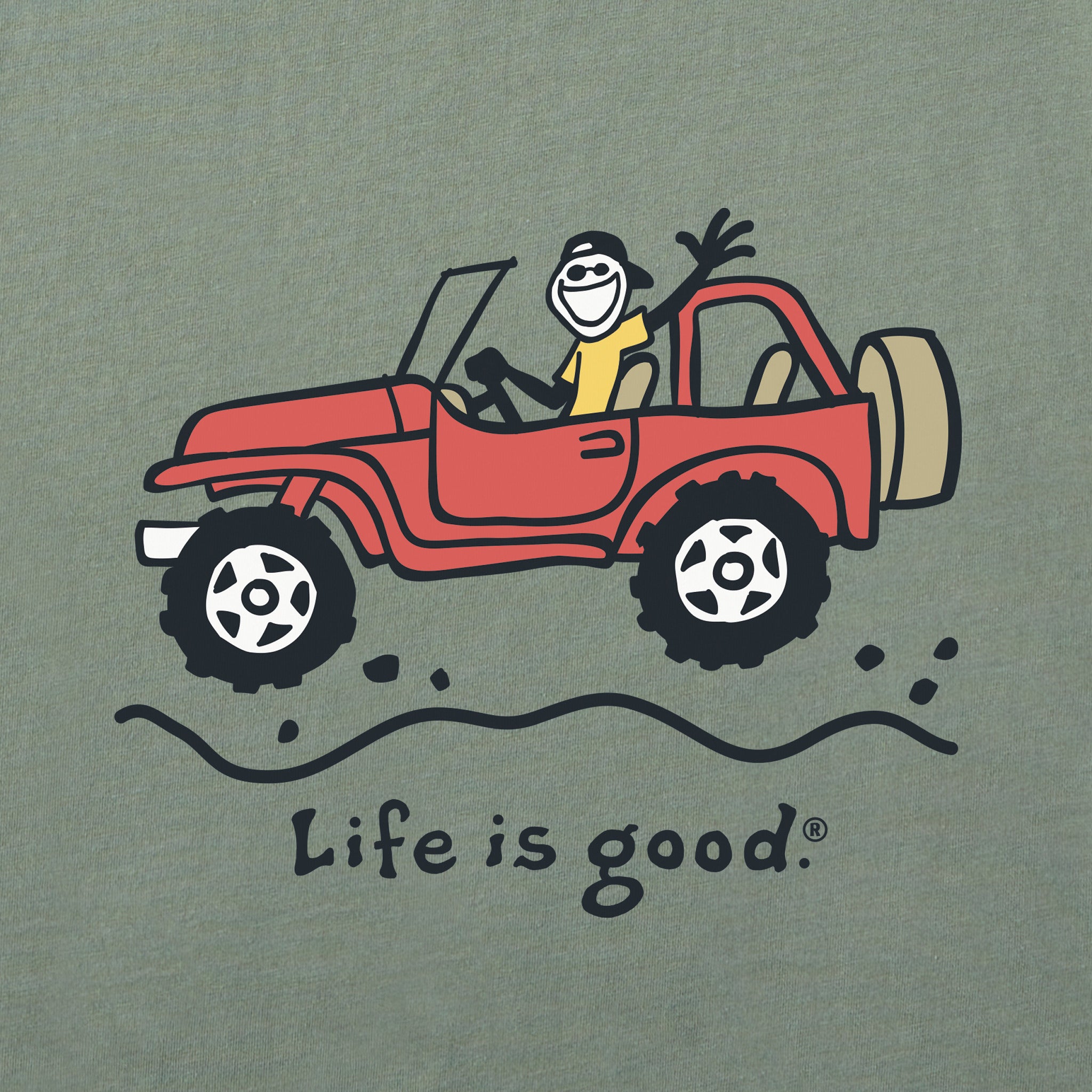 Men's Offroad Jake Short Sleeve Crusher Tee