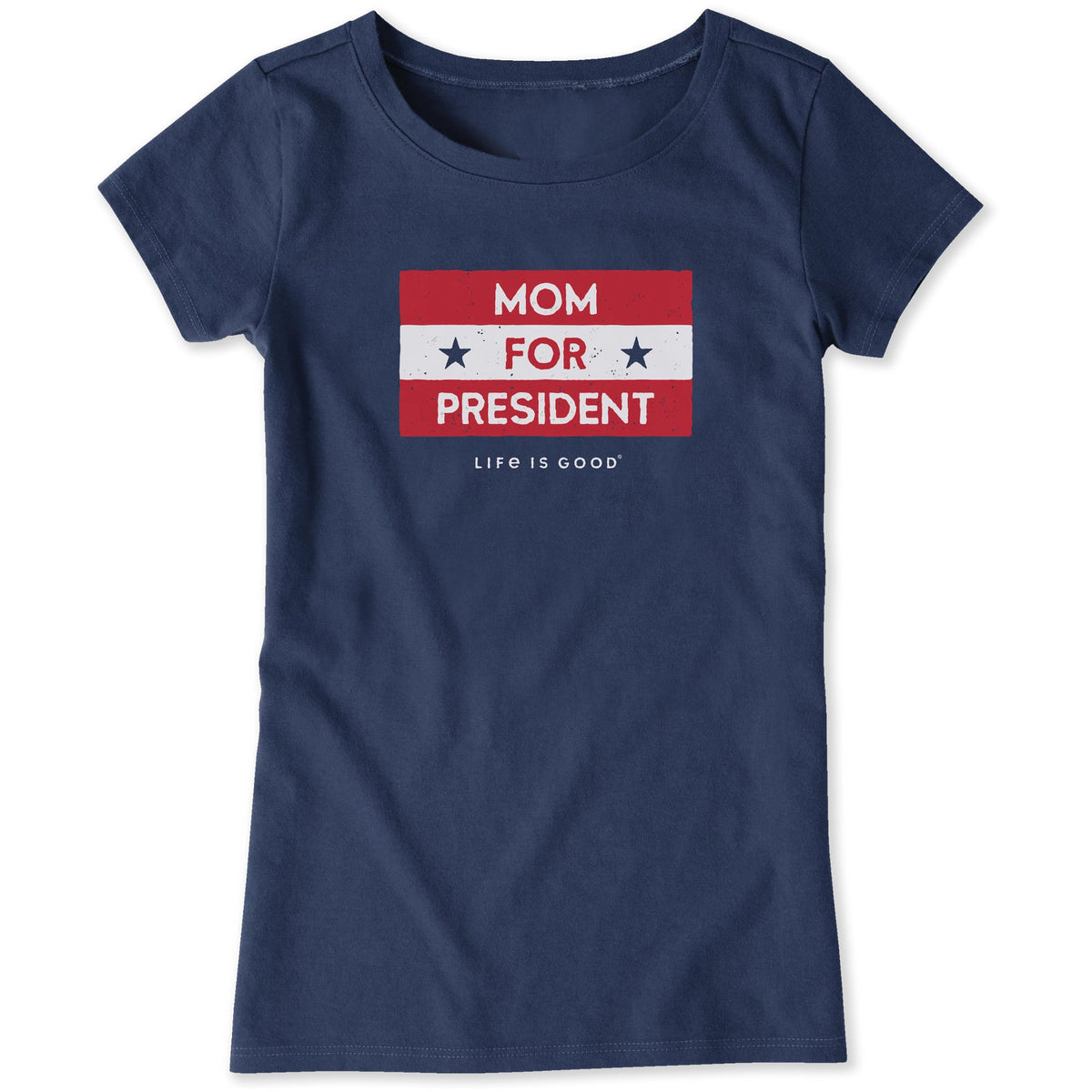 Girls Mom for President Crusher Tee