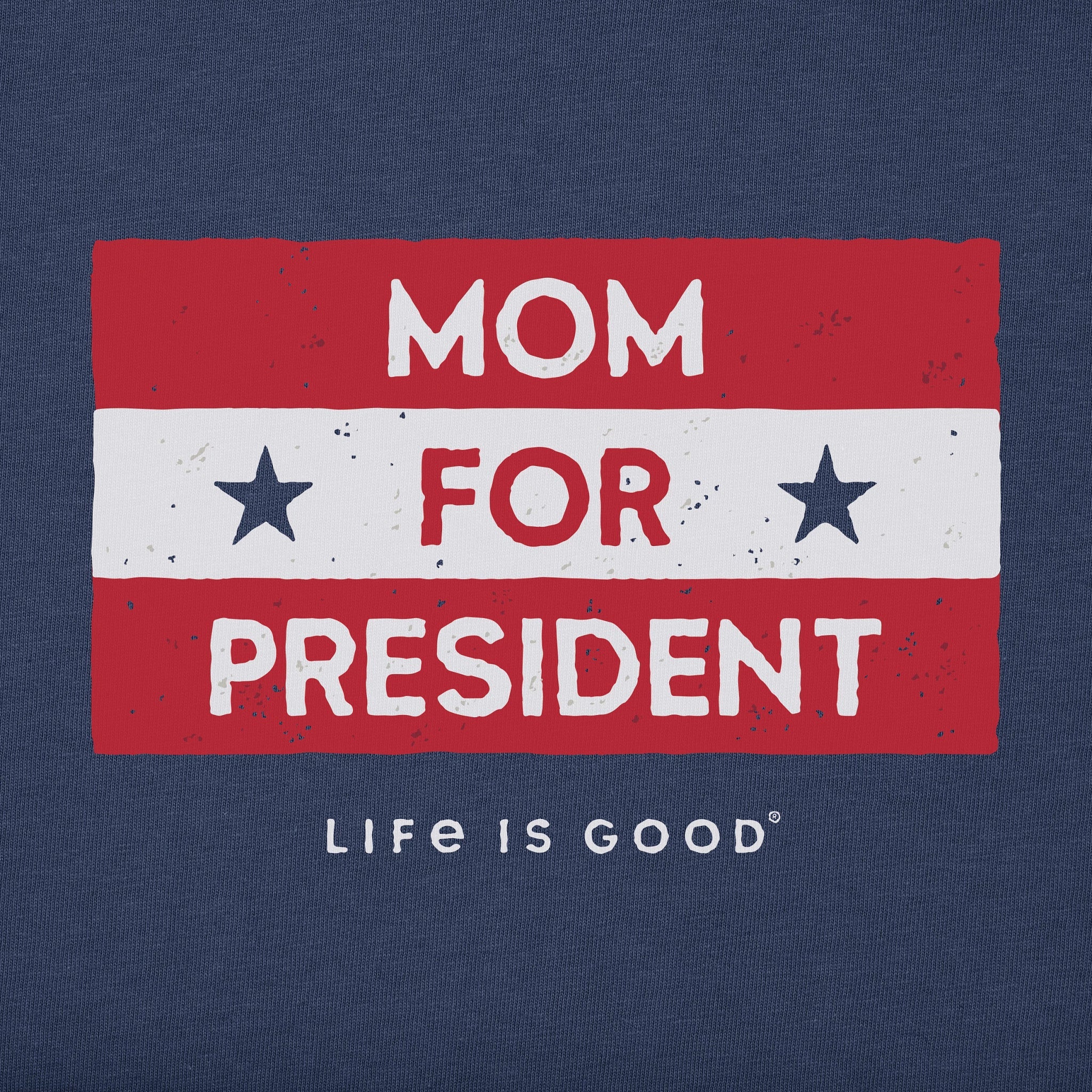 Girls Mom for President Crusher Tee