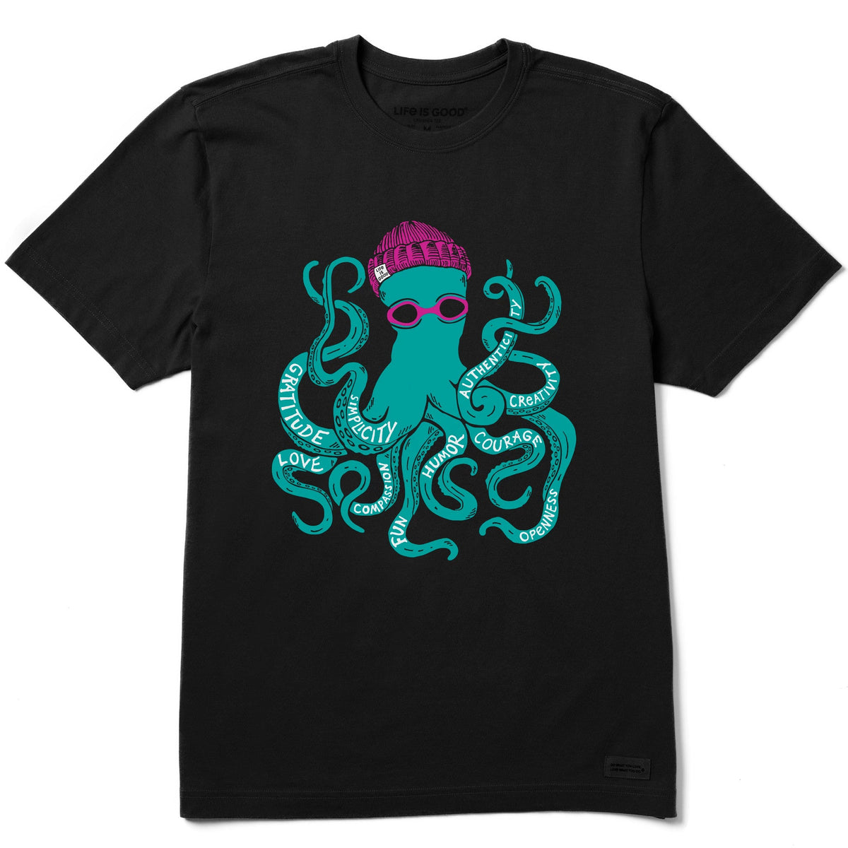 Men's Superpower Octopus Short Sleeve Crusher Tee