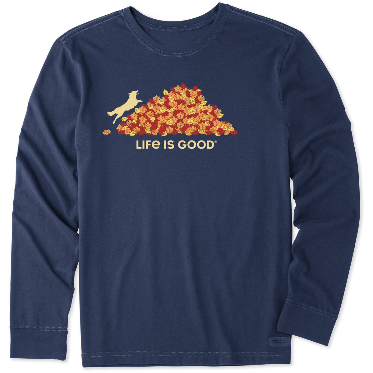 Men's LEAF JUMP Long Sleeve Crusher Tee