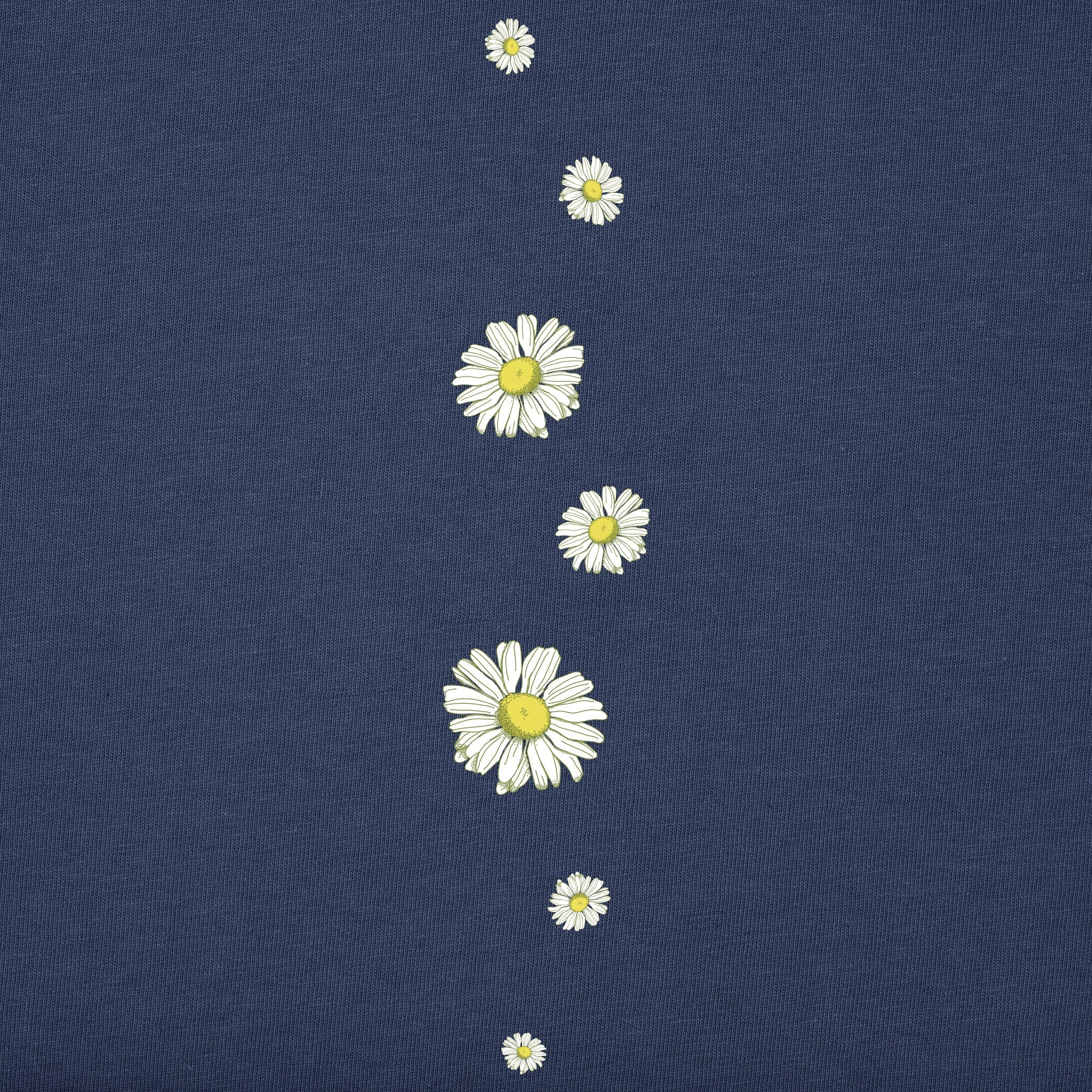 Women's Detailed Wildflowers Long Sleeve Crusher Tee