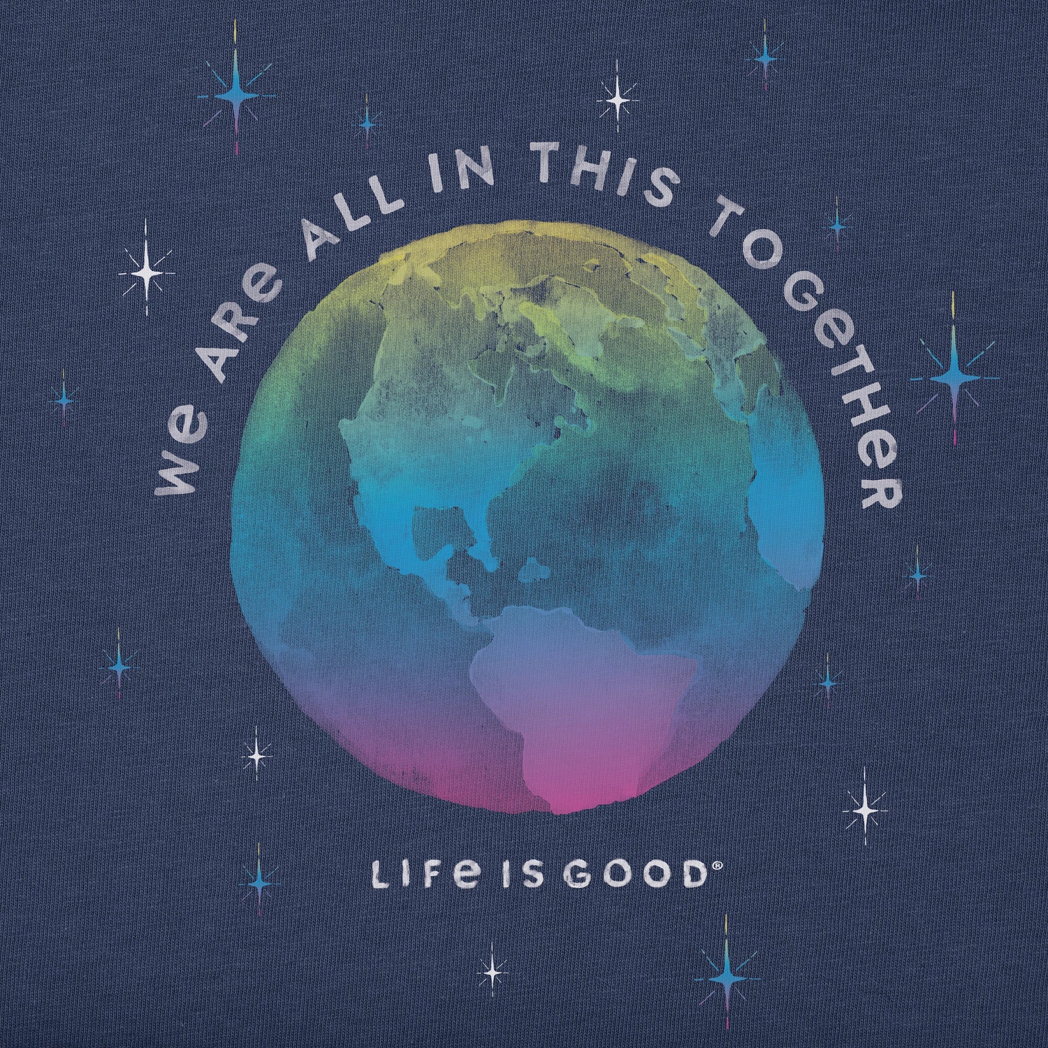 Women's In This Together Earth Short Sleeve Crusher Vee