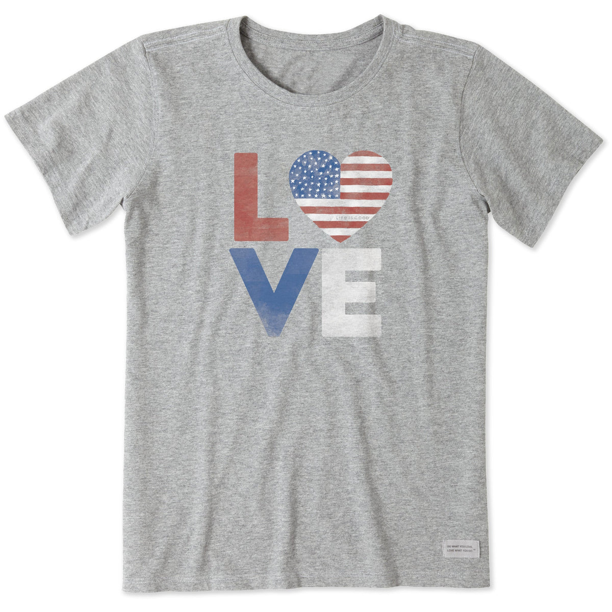 Women's Americana Love Short Sleeve Crusher Tee