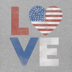 Women's Americana Love Short Sleeve Crusher Tee