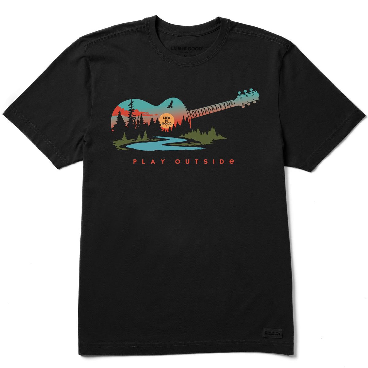 Men's Play Outside Guitar Short Sleeve Crusher Tee