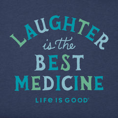 Women's Laughter is the best medicine Short Sleeve Crusher Tee