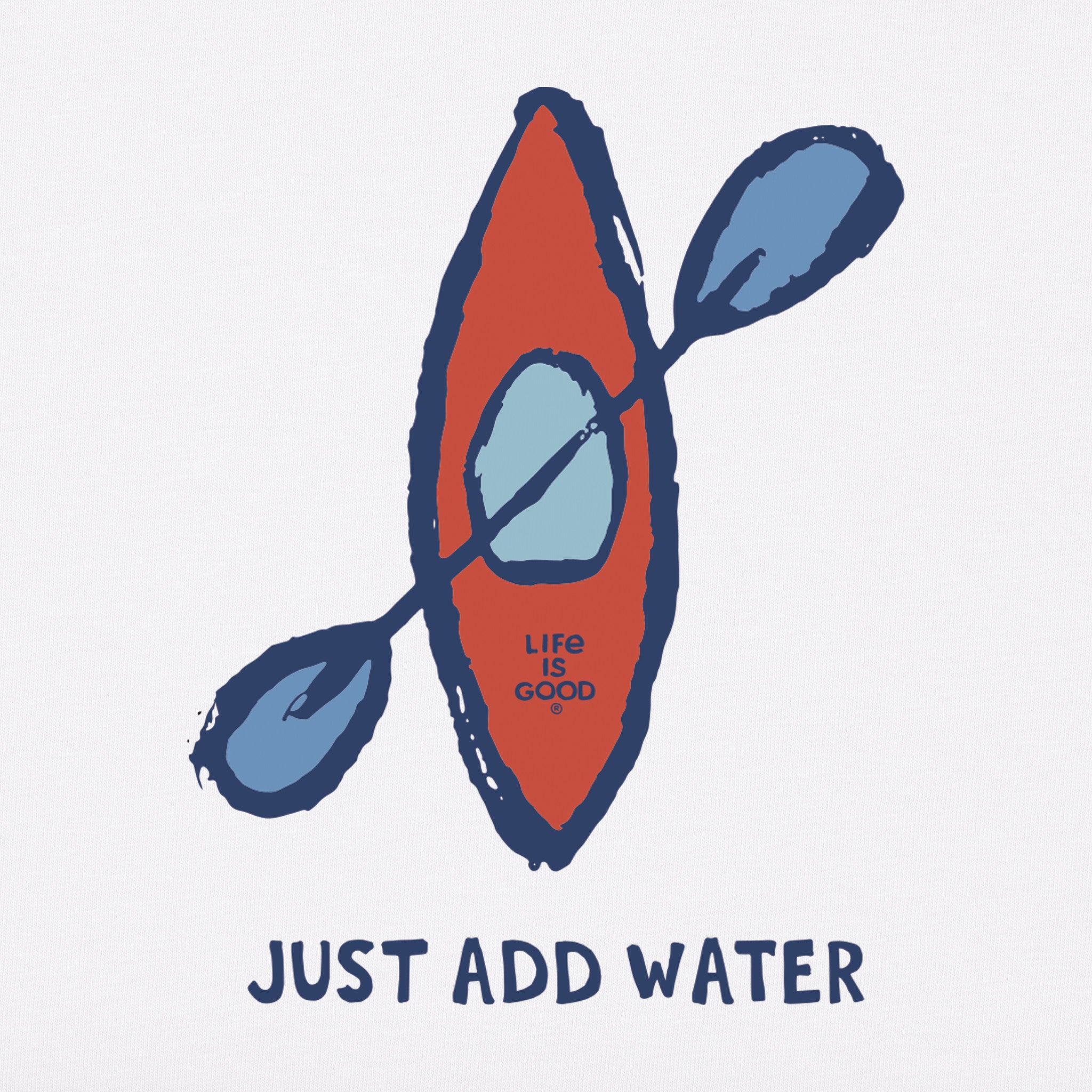 Men's Just Add Water Kayak Short Sleeve Tee