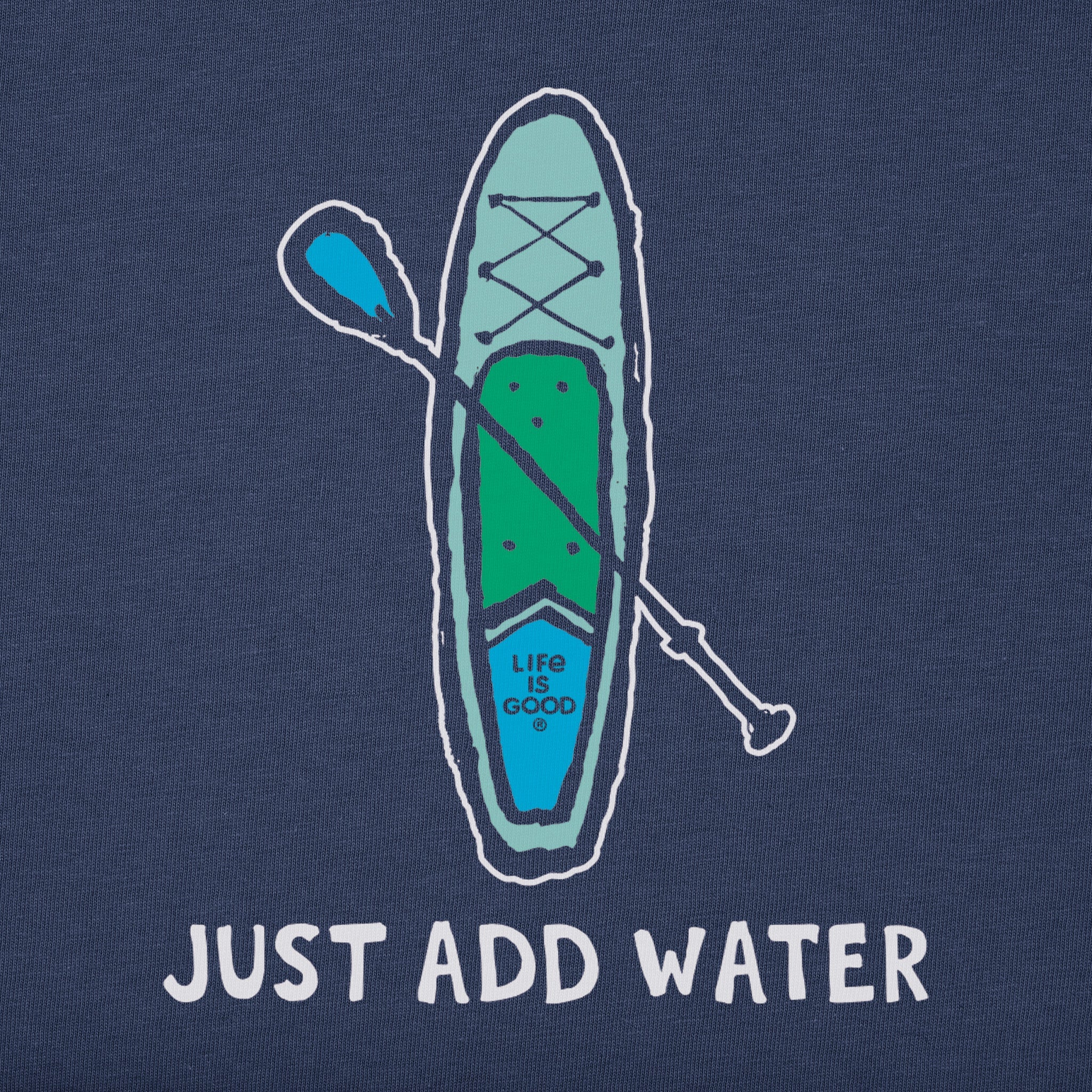 Women's Just Add Water Paddleboard Short Sleeve Crusher Tee