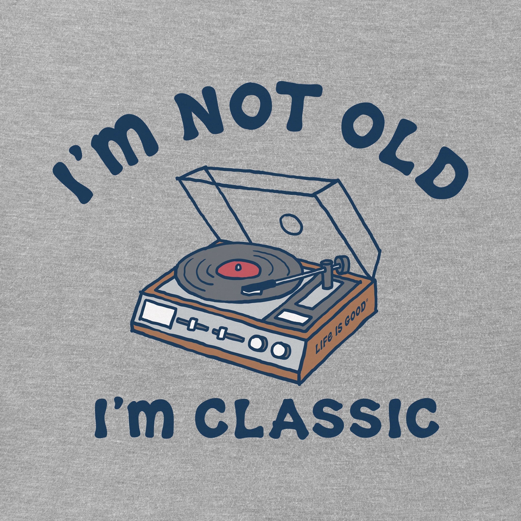 Men's I'm Classic Turntable Short Sleeve Crusher Tee