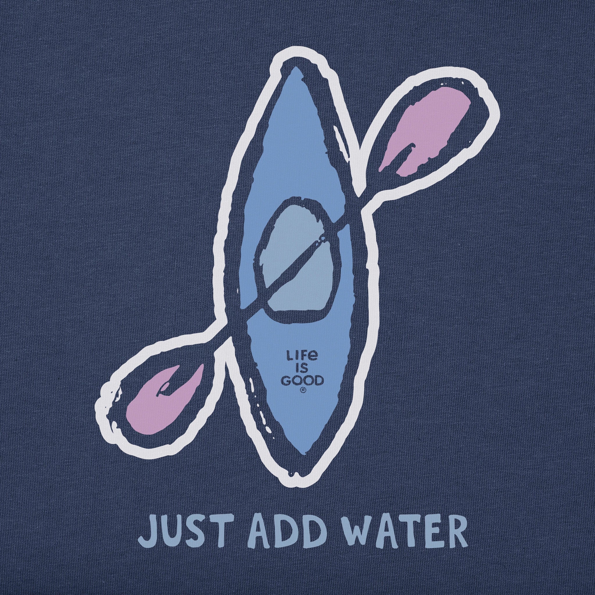 Women's Just Add Water Kayak Short Sleeve Crusher Tee