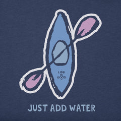 Women's Just Add Water Kayak Short Sleeve Crusher Tee