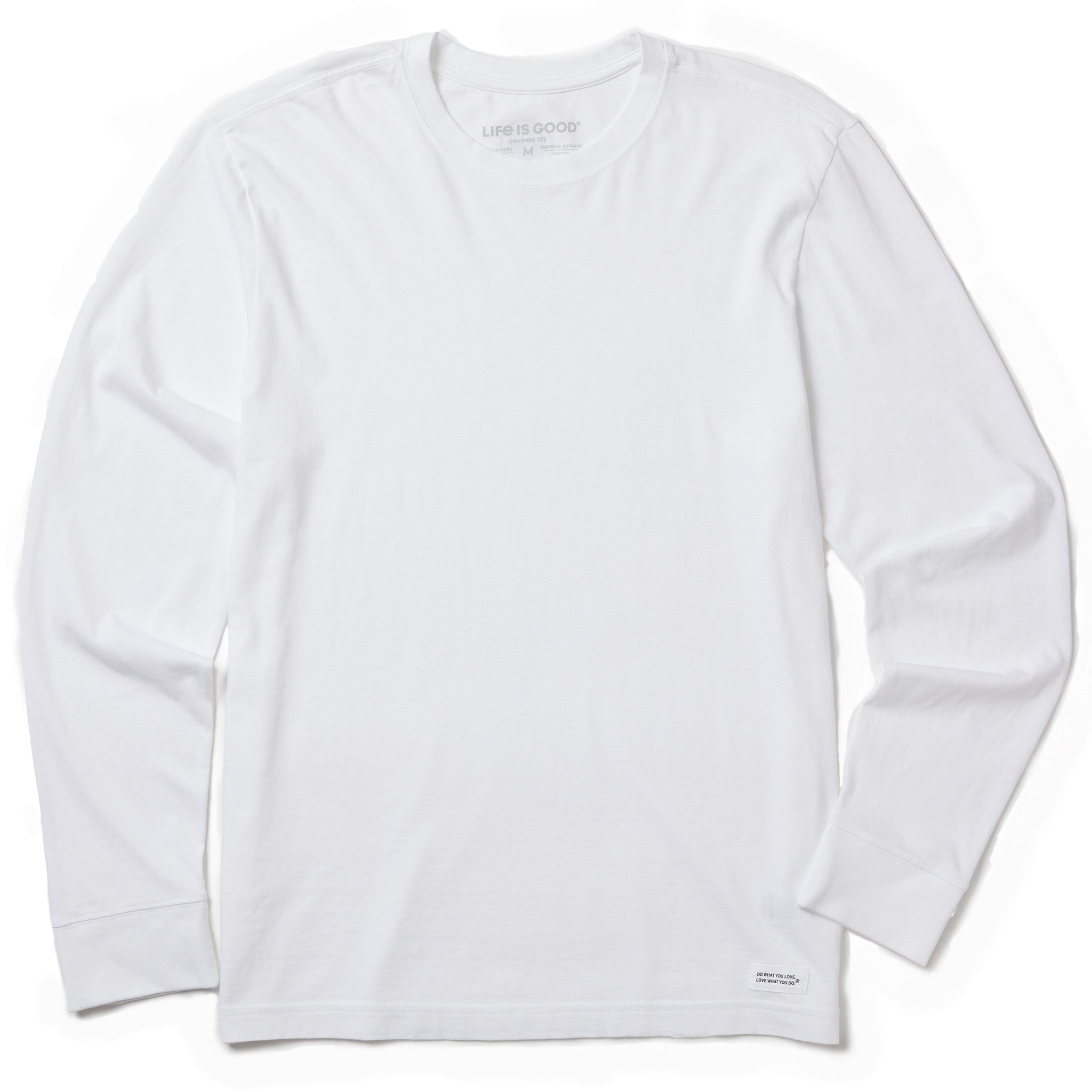 Men's Solid Long Sleeve Tee