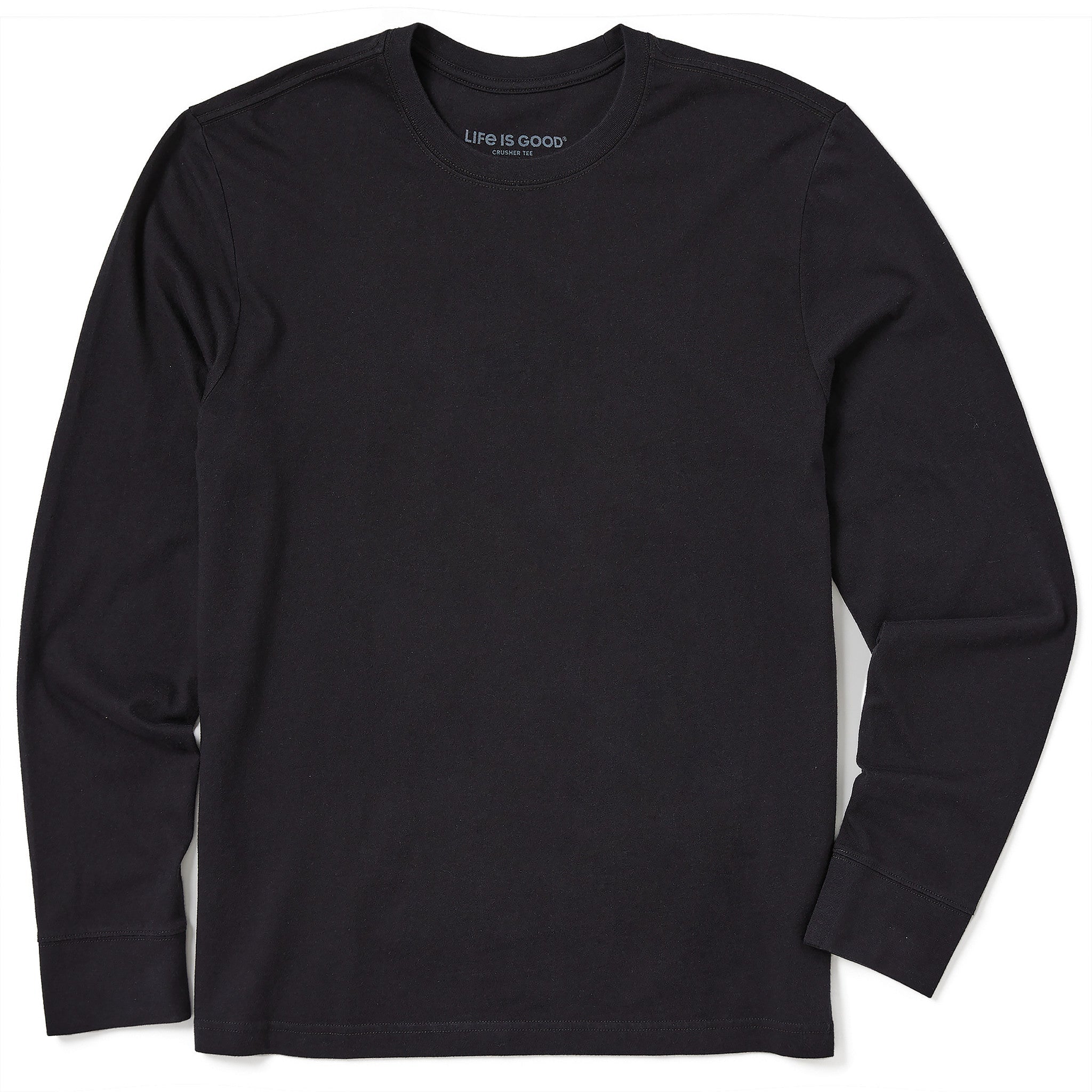 Men's Solid Long Sleeve Tee