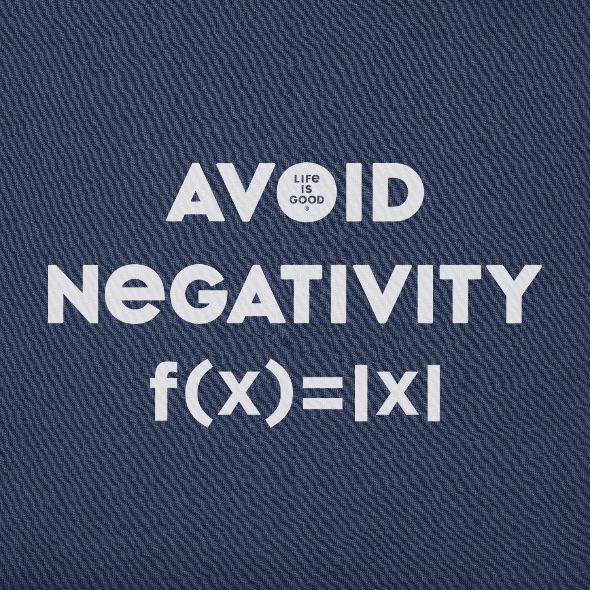 Men's Avoid Negativity Short Sleeve Crusher Tee