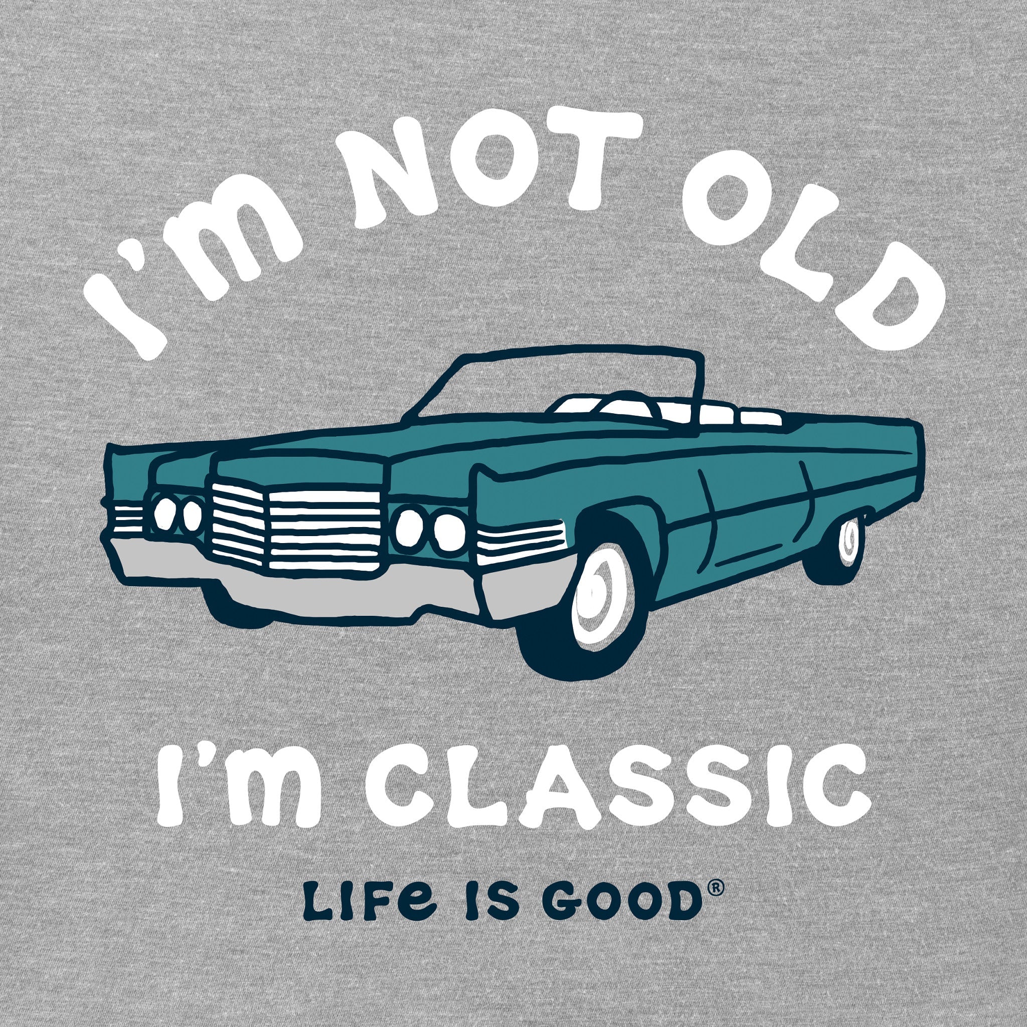 Men's I'm Not Old Classic Car Short Sleeve Crusher Tee