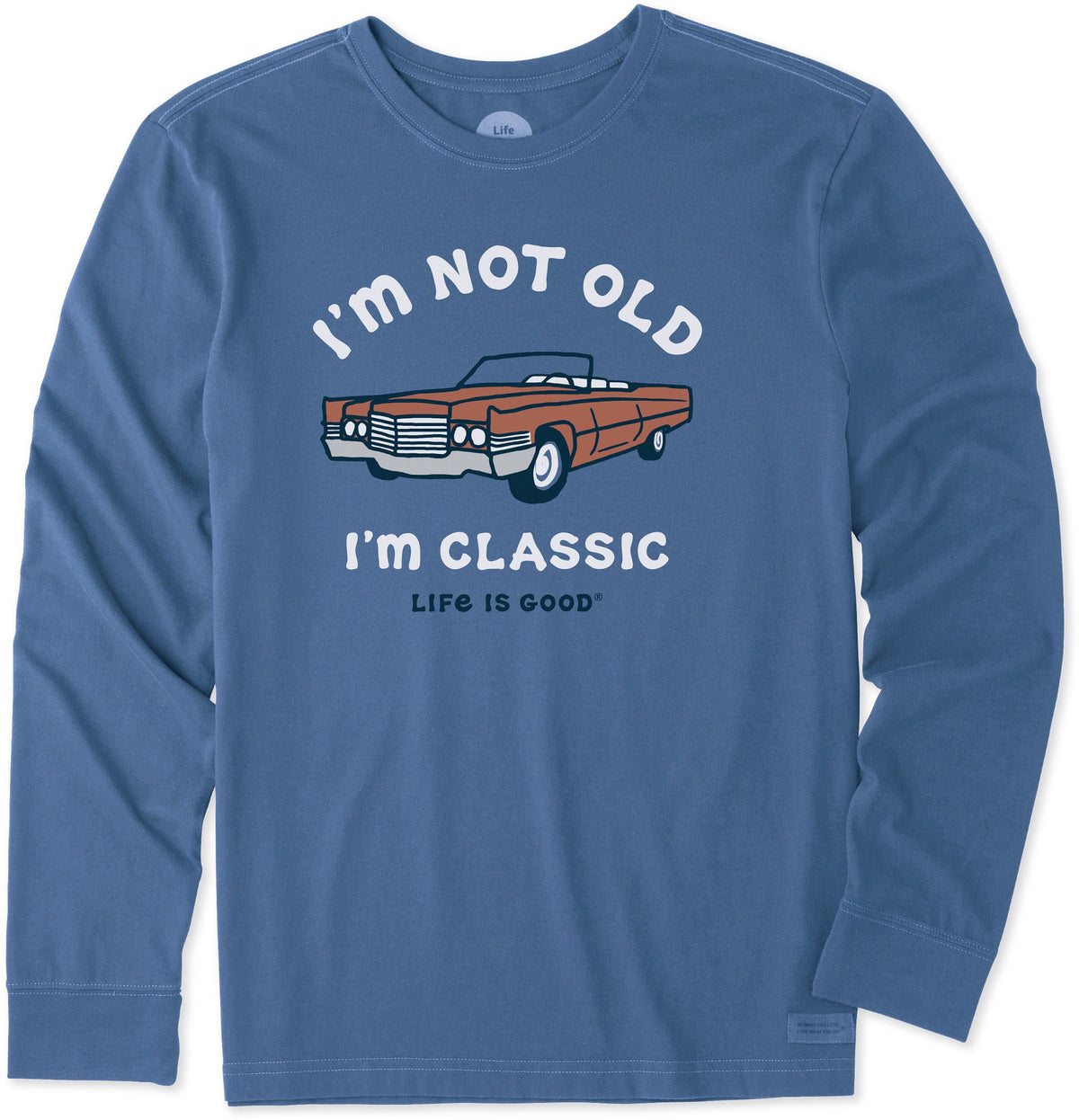 Men's I'm Not Old Classic Car Long Sleeve Crusher Tee