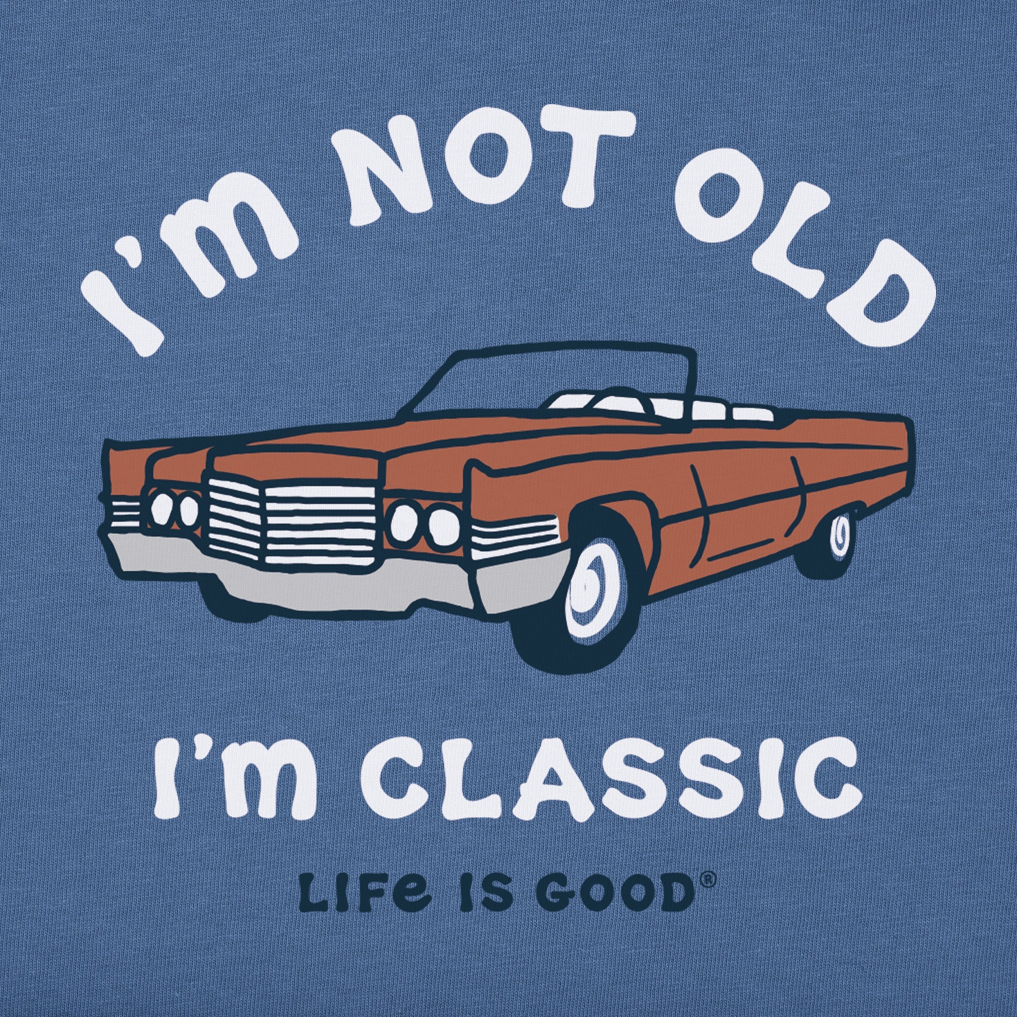 Men's I'm Not Old Classic Car Long Sleeve Crusher Tee