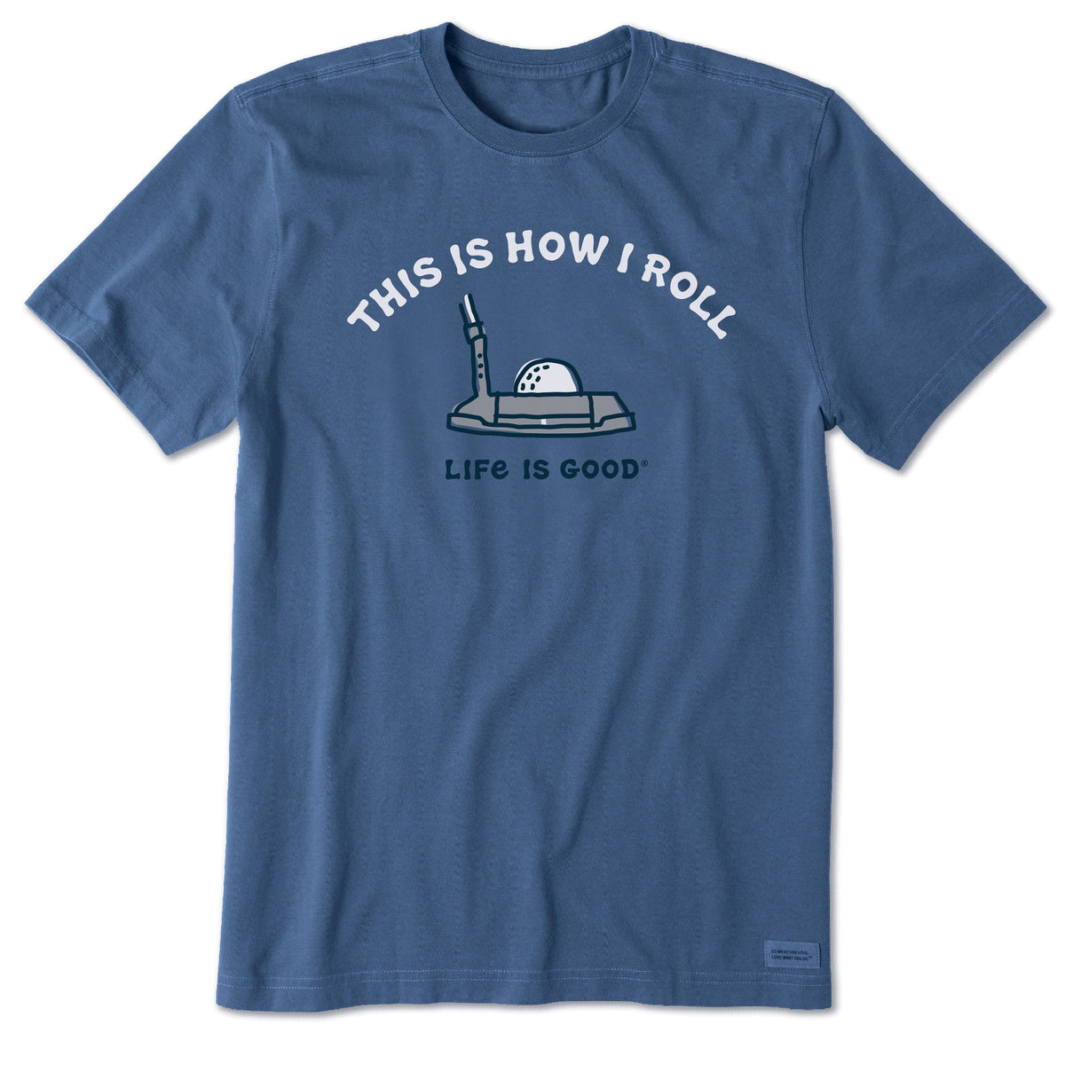 Men's This Is How I Roll Putter Short Sleeve Crusher Tee
