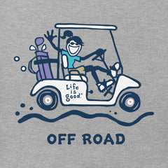 Women's Jackie Off Road Golf Short Sleeve Crusher Vee