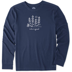 Men's Moonlight Woods Long Sleeve Crusher Tee