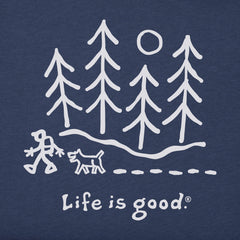 Men's Moonlight Woods Long Sleeve Crusher Tee