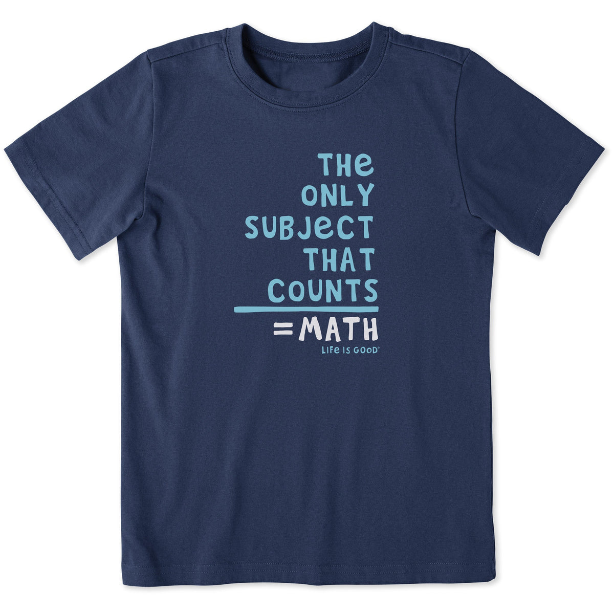 Kids The Only Subject That Counts Short Sleeve Crusher Tee