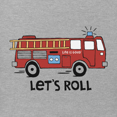 Kids Let's Roll Firetruck Crusher Tee