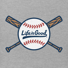 Men's Baseball and Bats Short Sleeve Crusher Tee