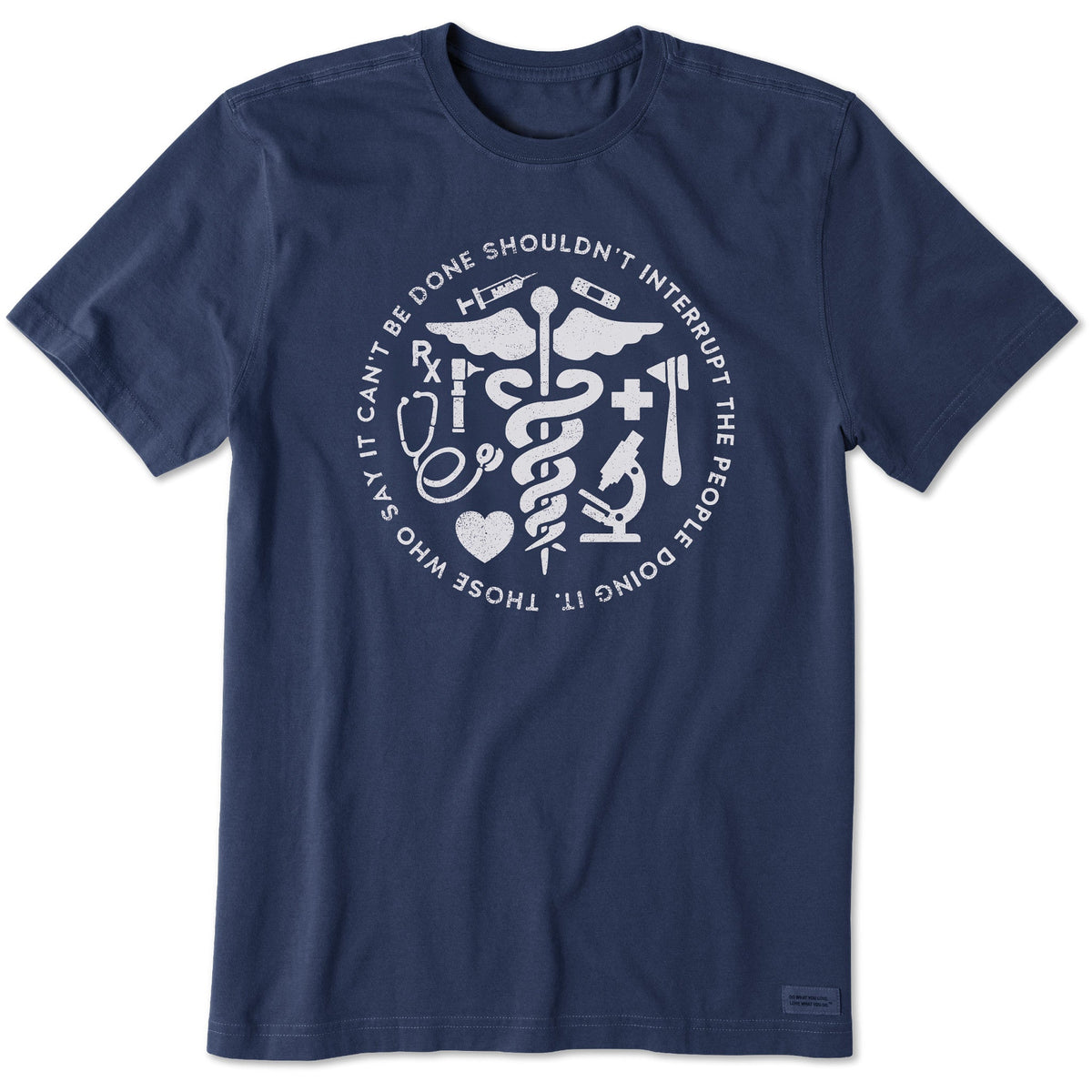 Men's Don't Interrupt The Experts Short Sleeve Crusher Tee
