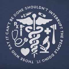 Men's Don't Interrupt The Experts Short Sleeve Crusher Tee