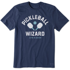 Men's Pickleball Wizard Short Sleeve Crusher Tee