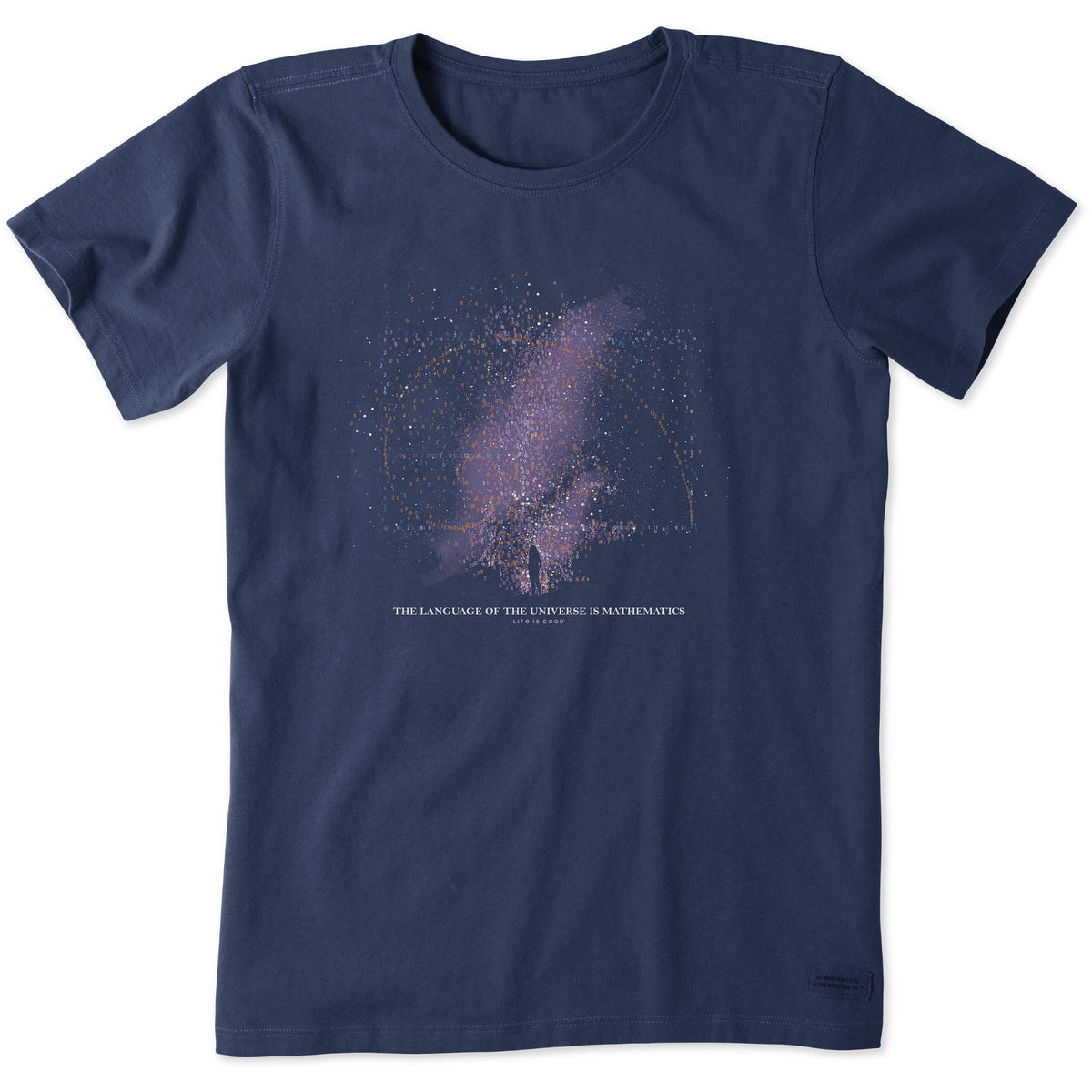 Women's Celestial Math Woman Short Sleeve Crusher Tee