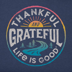 Men's Thankful and Grateful Outdoor Short Sleeve Crusher Tee