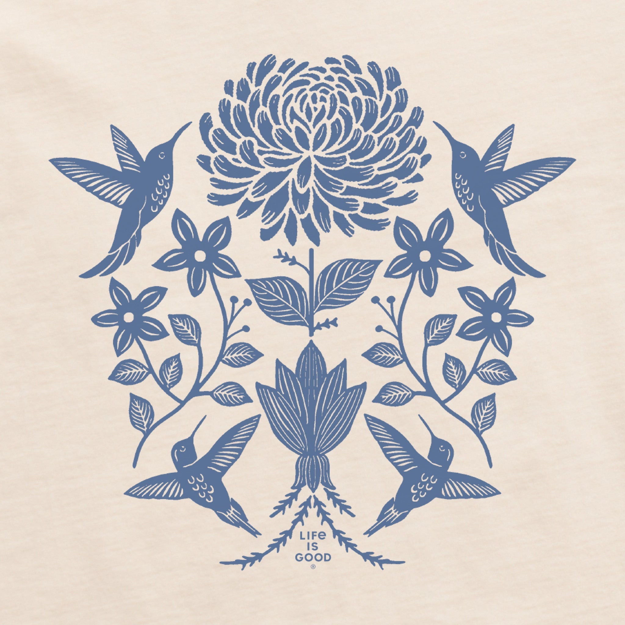 Women's Hummingbirds Mirror Short Sleeve Tee